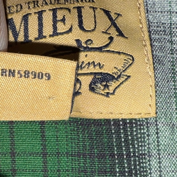 Daniel Cremieux Premium Men’s Green Plaid Long Sleeve Western Shirt — Size M - Picture 10 of 13